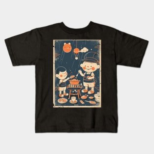 Vintage BBQ Fun Kids T-Shirt